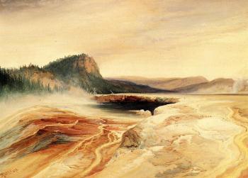 托馬斯 莫蘭 Giant Blue Spring, Yellowstone 托馬斯 莫蘭 Giant Blue Spring, Yellowstone